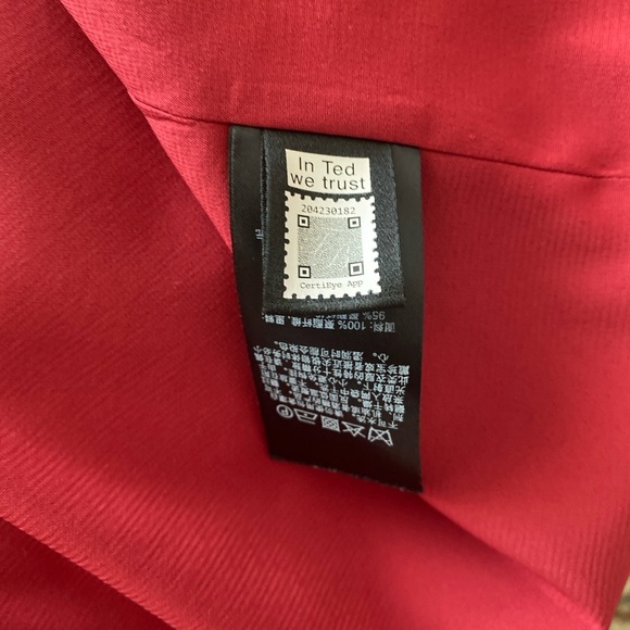 Ted Baker London Chrisey Fixed Wrap Midi Prom Dress Size 4 Like NEW - Picture 7 of 9